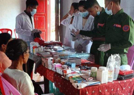 Healthcare provision by an AA medical team